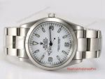 Rolex Explorer 36mm Mens Replica Watch Stainless Steel With White Dial